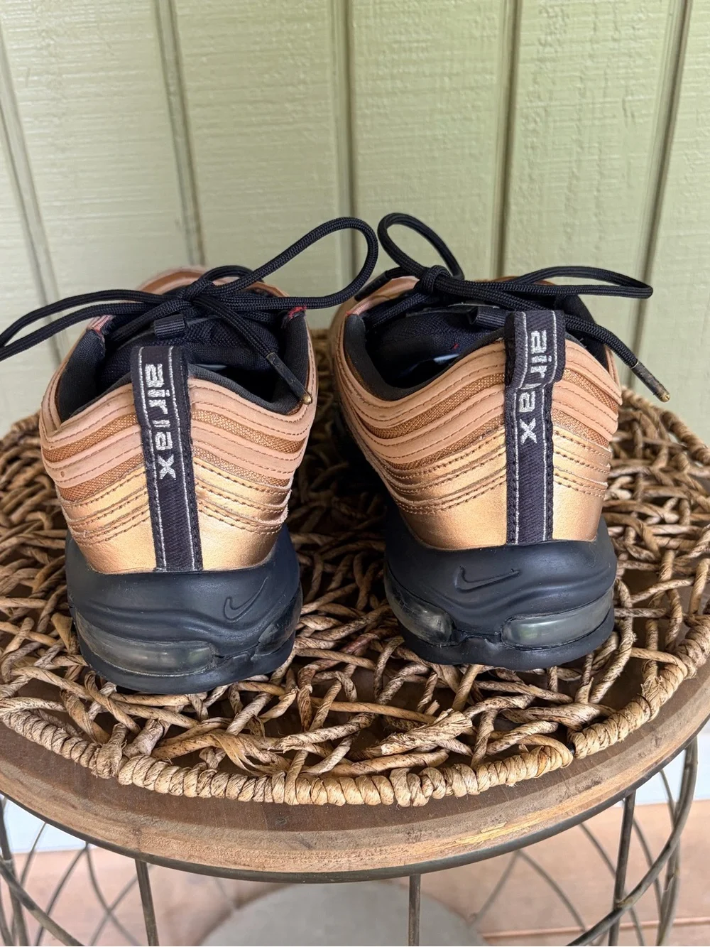 Nike Air Max 97 Metallic Copper Bronze Black CT1176-900 Women’s Size 9.5
